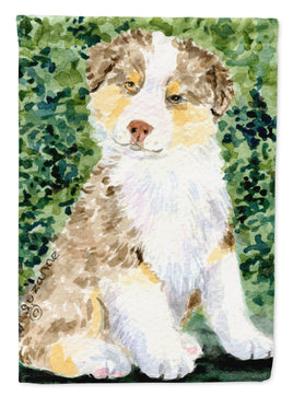 Australian Shepherd Flag Canvas House Size