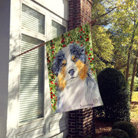 Australian Shepherd Flag Canvas House Size