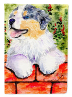 Australian Shepherd Flag Canvas House Size