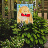 Golden Retriever Flag Garden Size