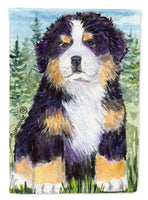 Bernese Mountain Dog Flag Canvas House Size