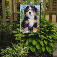 Bernese Mountain Dog Flag Garden Size