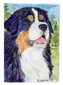 Bernese Mountain Dog Flag Canvas House Size