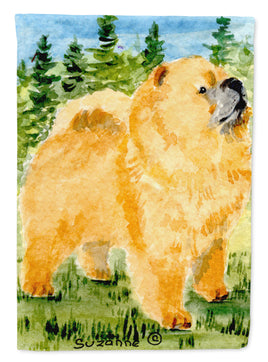 Chow Chow Flag Canvas House Size