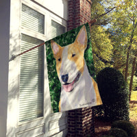 Bull Terrier Flag Canvas House Size