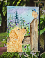 Golden Retriever Flag Garden Size