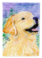 Golden Retriever Flag Canvas House Size