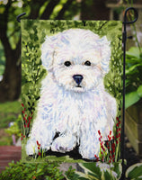 Bichon Frise Flag Garden Size