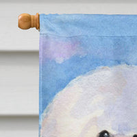 Bichon Frise Flag Canvas House Size