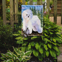 Bichon Frise Flag Garden Size