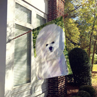 Bichon Frise Flag Canvas House Size