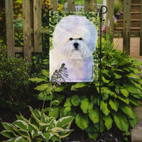 Bichon Frise Flag Garden Size