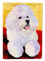 Bichon Frise Flag Canvas House Size