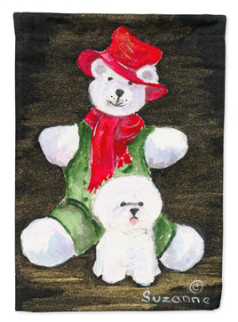 Bichon Frise Flag Garden Size