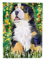 Bernese Mountain Dog Flag Canvas House Size