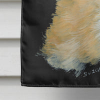 Golden Retriever Flag Canvas House Size