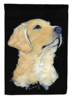 Golden Retriever Flag Canvas House Size