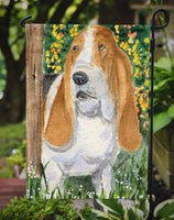 Basset Hound Flag Garden Size