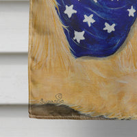 Golden Retriever Flag Canvas House Size