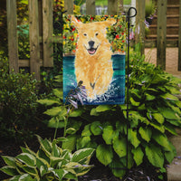 Golden Retriever Flag Garden Size