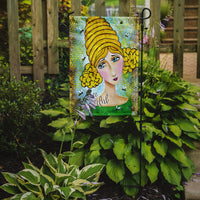 Bee Grateful Girl with Beehive Flag Garden Size VHA3008GF