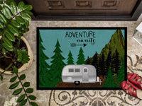 Airstream Camper Adventure Awaits Indoor or Outdoor Mat 18x27 VHA3022MAT