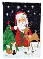 Santa Claus Christmas Flag Garden Size VHA3033GF