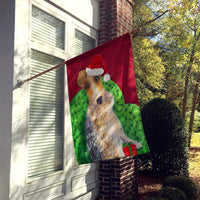 Wire Fox Terrier Christmas Flag Canvas House Size VHA3040CHF