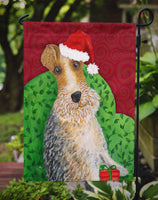 Wire Fox Terrier Christmas Flag Garden Size VHA3040GF