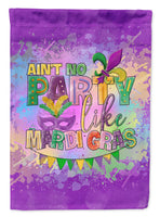 Ain't No Party Like Mardi Gras Flag Garden Size