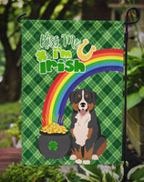 Bernese Mountain Dog St. Patrick's Day Flag Garden Size