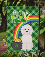 Bichon Frise St. Patrick's Day Flag Garden Size