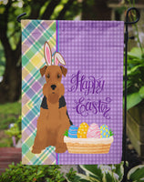 Black and Tan Airedale Terrier Easter Flag Garden Size