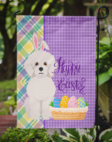 Bichon Frise Easter Flag Garden Size