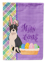 Black Boston Terrier Easter Flag Garden Size