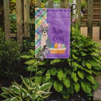 Blue Boston Terrier Easter Flag Garden Size