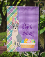 Blue Boston Terrier Easter Flag Garden Size