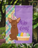 Chocolate Chihuahua Easter Flag Garden Size