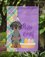 Black Dapple Dachshund Easter Flag Garden Size