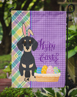 Black and Cream Dachshund Easter Flag Garden Size