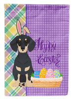 Black and Cream Dachshund Easter Flag Garden Size