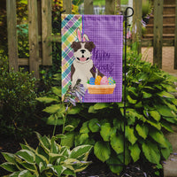 Brindle English Bulldog Easter Flag Garden Size