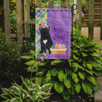 Black French Bulldog Easter Flag Garden Size