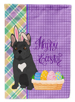 Black French Bulldog Easter Flag Garden Size