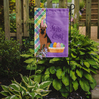 Black and Tan German Shepherd Easter Flag Garden Size