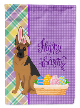 Black and Tan German Shepherd Easter Flag Garden Size