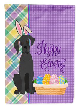 Black Great Dane Easter Flag Garden Size