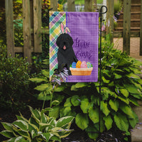 Black Newfoundland Easter Flag Garden Size