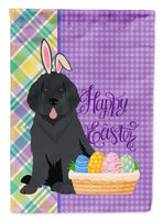 Black Newfoundland Easter Flag Garden Size