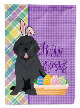 Black Newfoundland Easter Flag Garden Size